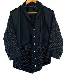 Asymmetric Poplin Shirt